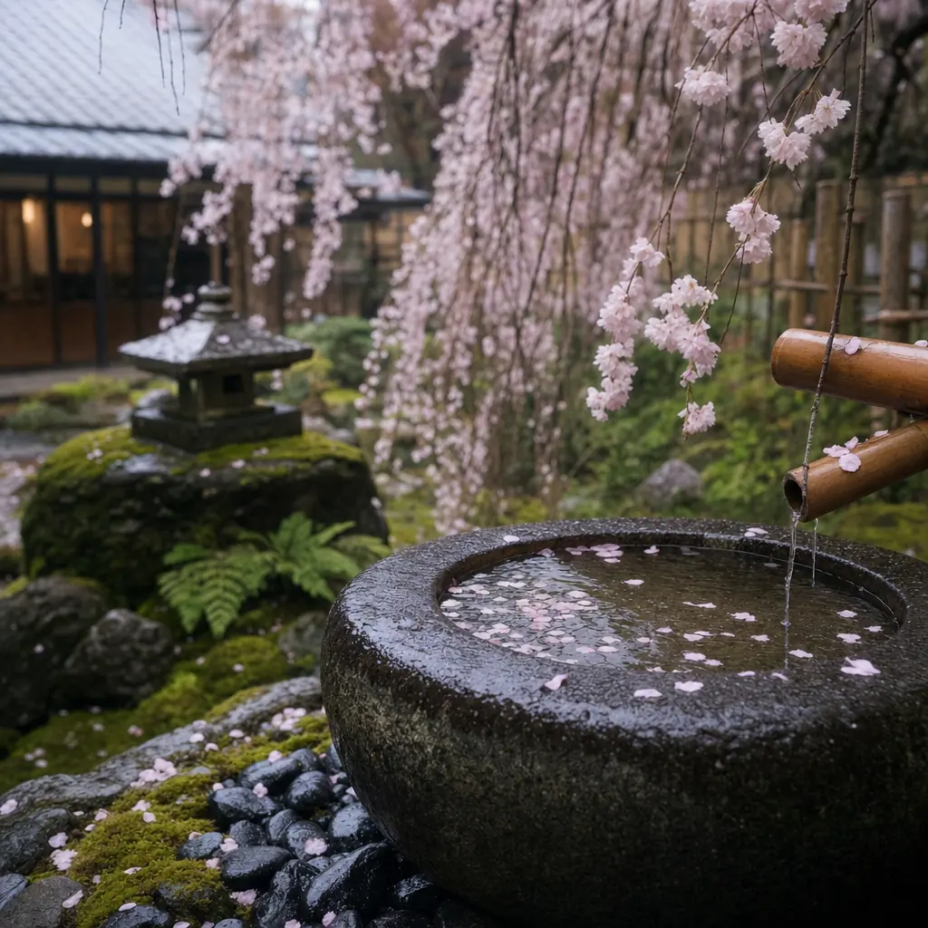 生成画像:春の庭
